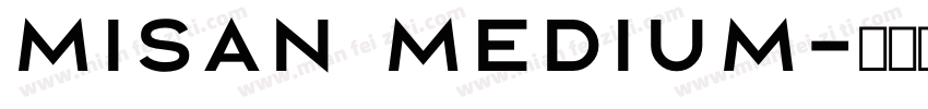misan medium字体转换
